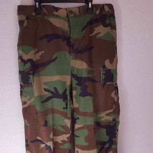 BDU WOODLAND CAMOUFLAGE PANTS US ARMY